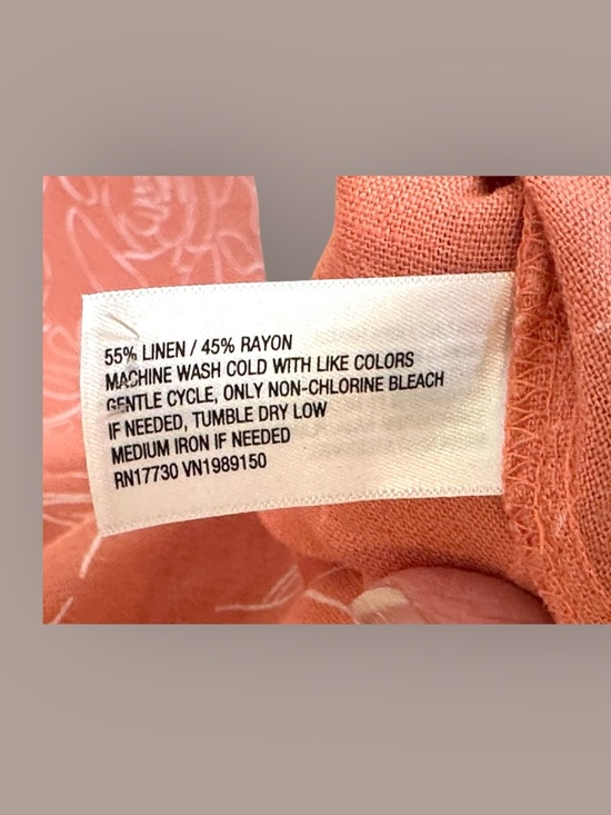 🌻 A New Day Pink Floral Puff Sleeve Square Neck Dress #584 - Picture 12 of 13